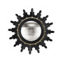 Miroir 20,3 cm Soleil Ivy Noir convexe, Emdé