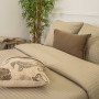 Couvre-lit RITZ Taupe, Sud Etoffe