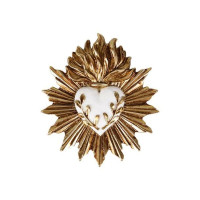 Décoration murale Ex-Voto Blanc/Doré, Emdé