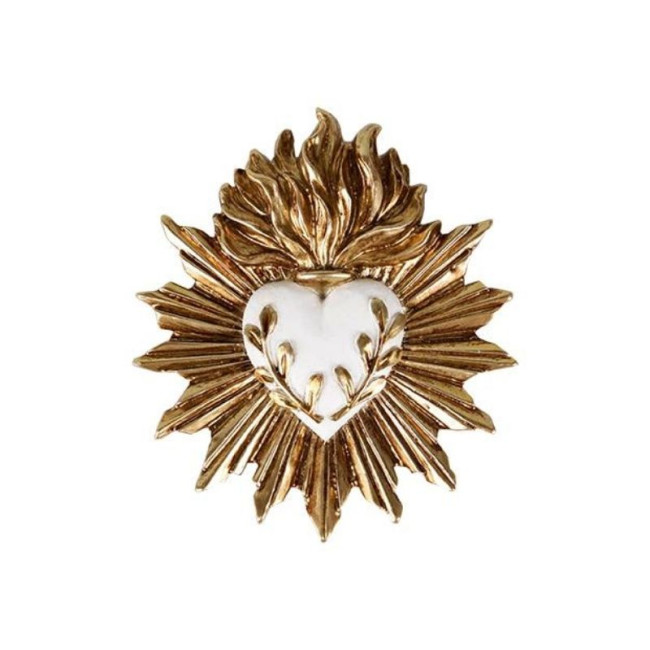 Décoration murale Ex-Voto Blanc/Doré, Emdé