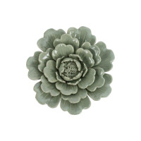 Décoration murale Fleur Verte 15 cm, Emdé