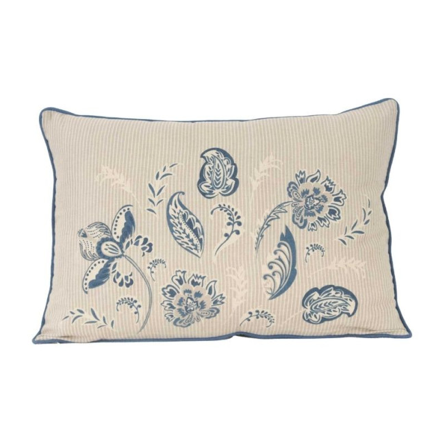 Coussin 40 x 60 cm SHANTI Navy, Sud Etoffe