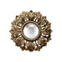 Miroir 19,7 cm Eralys Doré convexe, Emdé
