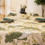 Nappe Enduite OKAIDO Oil Green, Sud Etoffe