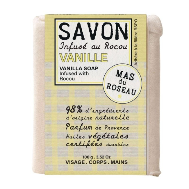 Savon parfumé Vanille, Mas du Roseau