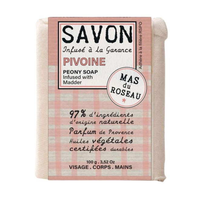 Savon parfumé Pivoine, Mas du roseau