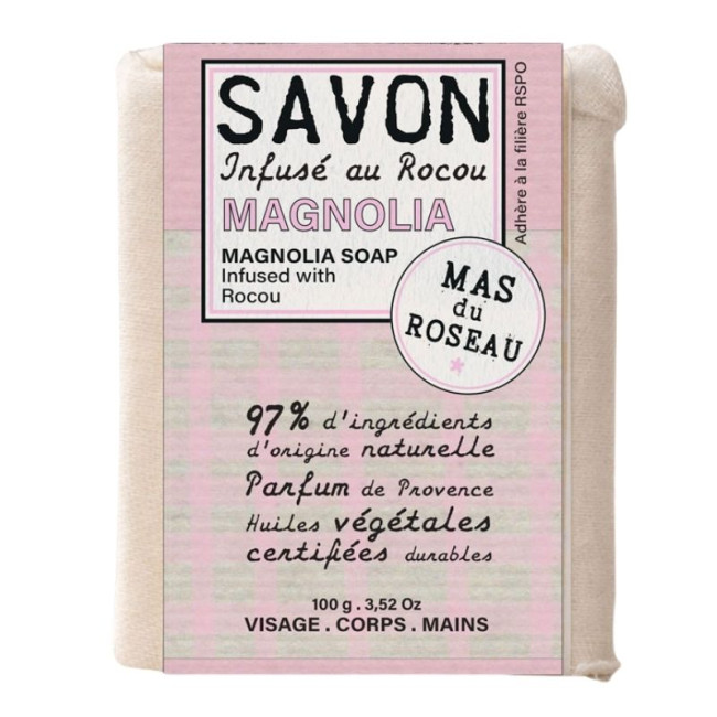 Savon parfumé Magnolia, Mas du Roseau