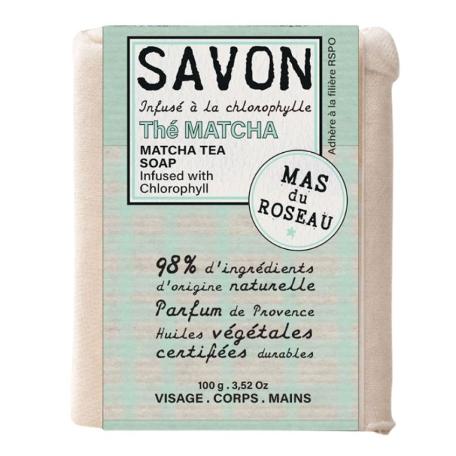 Savon parfumé Thé Matcha, Mas du Roseau