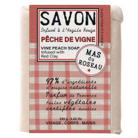 Savon parfumé Pêche de vigne, Mas du Roseau