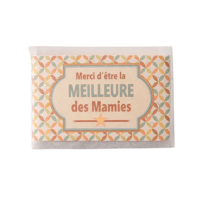 Savonnette de Remerciement Meilleure des Mamies, Mas du Roseau