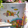 Nappe en lin Pesciflora, Tessitura Toscana Telerie