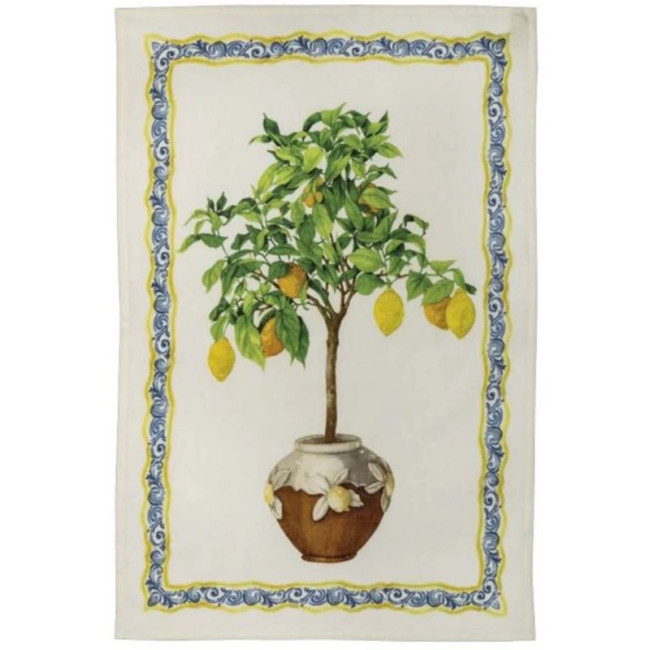 Torchon Limonaia Decoro, Tessitura Toscana Telerie