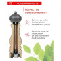 Moulin à Poivre BISTRO en Bois d'Olivier 10 cm, Peugeot