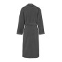 Peignoir de Bain Moelleux Mixte Col Châle SENSOFT Anthracite, Sensei