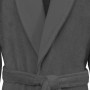 Peignoir de Bain Moelleux Mixte Col Châle SENSOFT Anthracite, Sensei