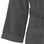 Peignoir de Bain Moelleux Mixte Col Châle SENSOFT Anthracite, Sensei