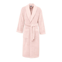 Peignoir de Bain Moelleux Mixte Col Châle SENSOFT Poudre, Sensei