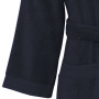Peignoir de Bain Moelleux Mixte Col Châle SENSOFT Bleu Nuit, Sensei
