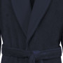 Peignoir de Bain Moelleux Mixte Col Châle SENSOFT Bleu Nuit, Sensei