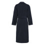 Peignoir de Bain Moelleux Mixte Col Châle SENSOFT Bleu Nuit, Sensei