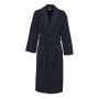 Peignoir de Bain Moelleux Mixte Col Châle SENSOFT Bleu Nuit, Sensei