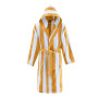 Peignoir Mixte Rayé Velours ANTIGUA Caramel, Sensei