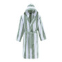 Peignoir Mixte Rayé Velours ANTIGUA Sauge, Sensei