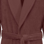 Peignoir de bain mixte col châle Terre Brûlée Sensoft, Sensei