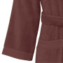 Peignoir de bain mixte col châle Terre Brûlée Sensoft, Sensei