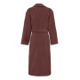 Peignoir de bain mixte col châle Terre Brûlée Sensoft, Sensei