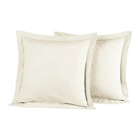 Lot de 2 taies d'oreiller SOFT PERCALE Écru, Sensei