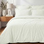 Drap Housse SOFT PERCALE Écru bonnet 30 cm, Sensei