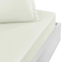 Drap Housse SOFT PERCALE Écru bonnet 40 cm, Sensei