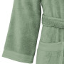 Peignoir de bain mixte col châle Sauge Sensoft, Sensei