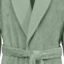 Peignoir de bain mixte col châle Sauge Sensoft, Sensei