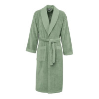 Peignoir de bain mixte col châle Sauge Sensoft, Sensei