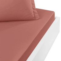Drap Housse SOFT PERCALE Rose du Désert bonnet 30 cm, Sensei
