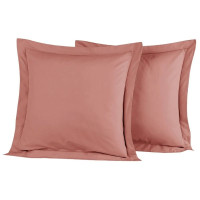 Lot de 2 taies d'oreiller SOFT PERCALE Rose du Désert, Sensei