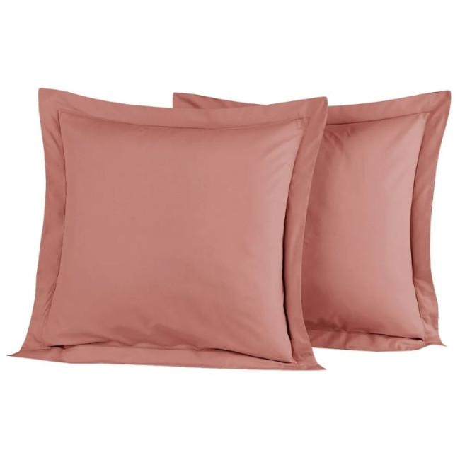 Lot de 2 taies d'oreiller SOFT PERCALE Rose du Désert, Sensei