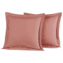 Lot de 2 taies d'oreiller SOFT PERCALE Rose du Désert, Sensei