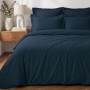 Drap Housse SOFT PERCALE Indigo bonnet 40 cm, Sensei