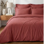 Drap Housse SOFT PERCALE Terre Brûlée bonnet 30 cm, Sensei