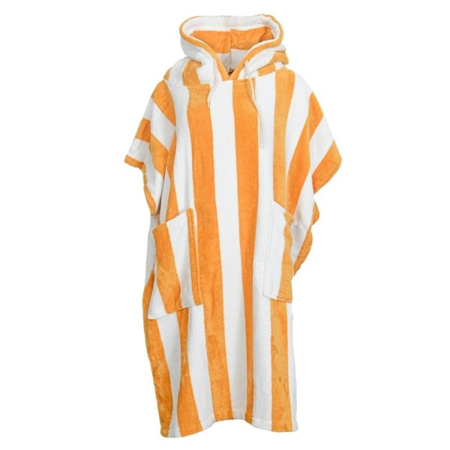 Poncho de plage Rayé Velours ANTIGUA Caramel, Sensei