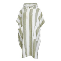 Poncho de plage Rayé Velours ANTIGUA Sauge, Sensei