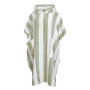 Poncho de plage Rayé Velours ANTIGUA Sauge, Sensei