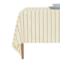 Nappe en coton et lin Soft Stripes Ficelle, Sensei