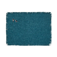 Set de table brodé Marée Basse, Sylvie Thiriez