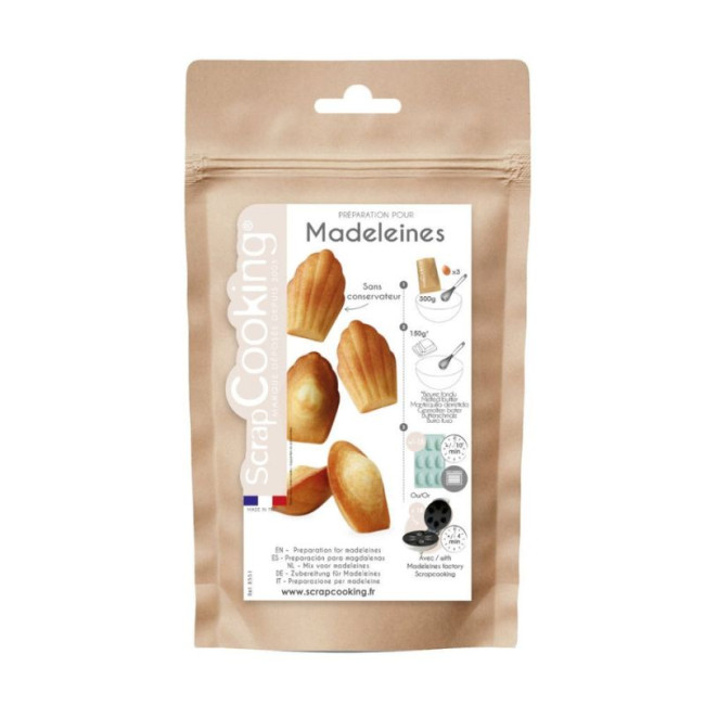 Préparation pour madeleines, ScrapCooking
