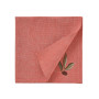 Serviette de table brodée L'Oliveraie, Sylvie Thiriez