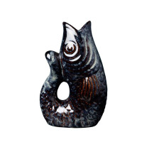 Petit vase Poisson bleu foncé, Chehoma